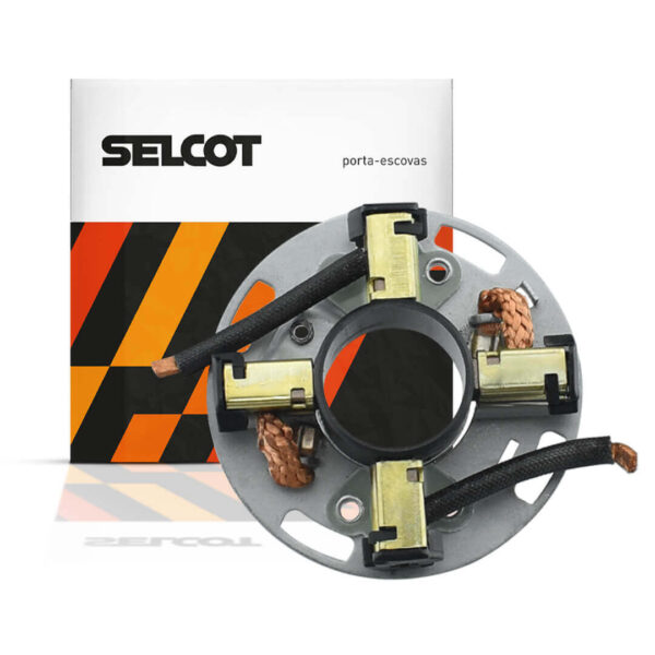 Porta-escovas Motor de Partida Valeo S10 Amarok Sprinter Master Ducato HR L200