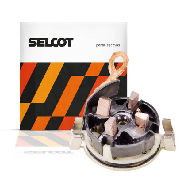 Porta-escovas Motor de Partida Valeo C3 Xsara Clio Kangoo 206 207