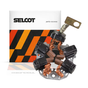 Porta-escovas Motor de Partida Mitsubishi Ranger Pajero Lancer Captiva March Fusion