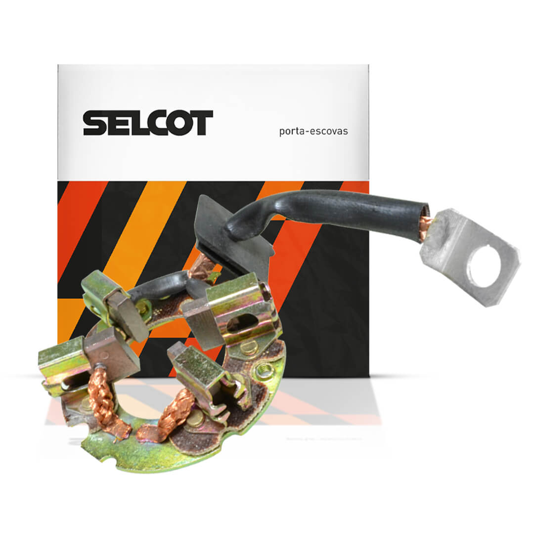 Porta-escovas Motor de Partida Delco Astra Blazer S10 Vectra Zafira