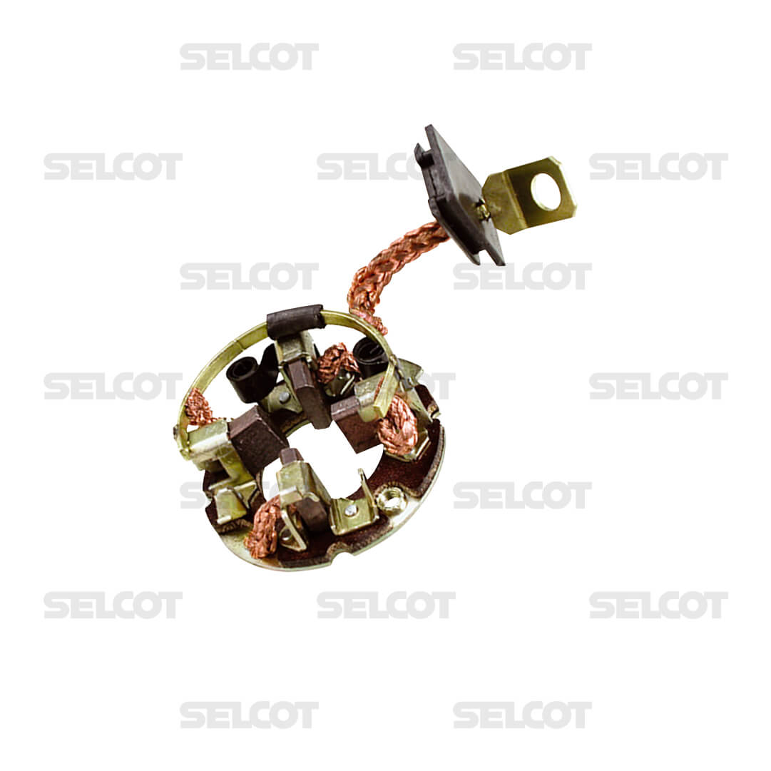 Porta-escovas Motor de Partida Delco Celta Corsa Astra Agile S10 Palio Strada Uno - Imagem 2