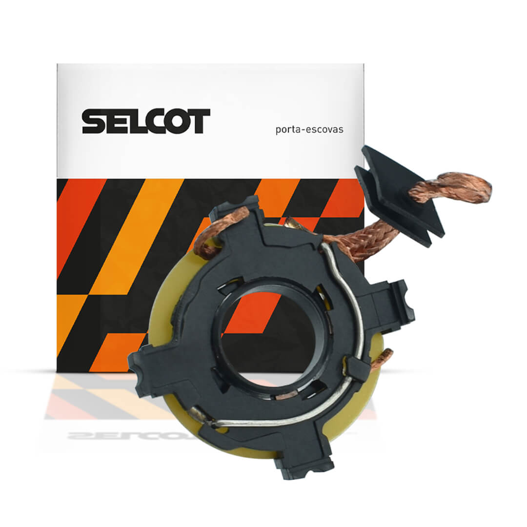 Porta-escovas Motor de Partida Valeo Gol Fox Crossfox Golf Polo Sandero