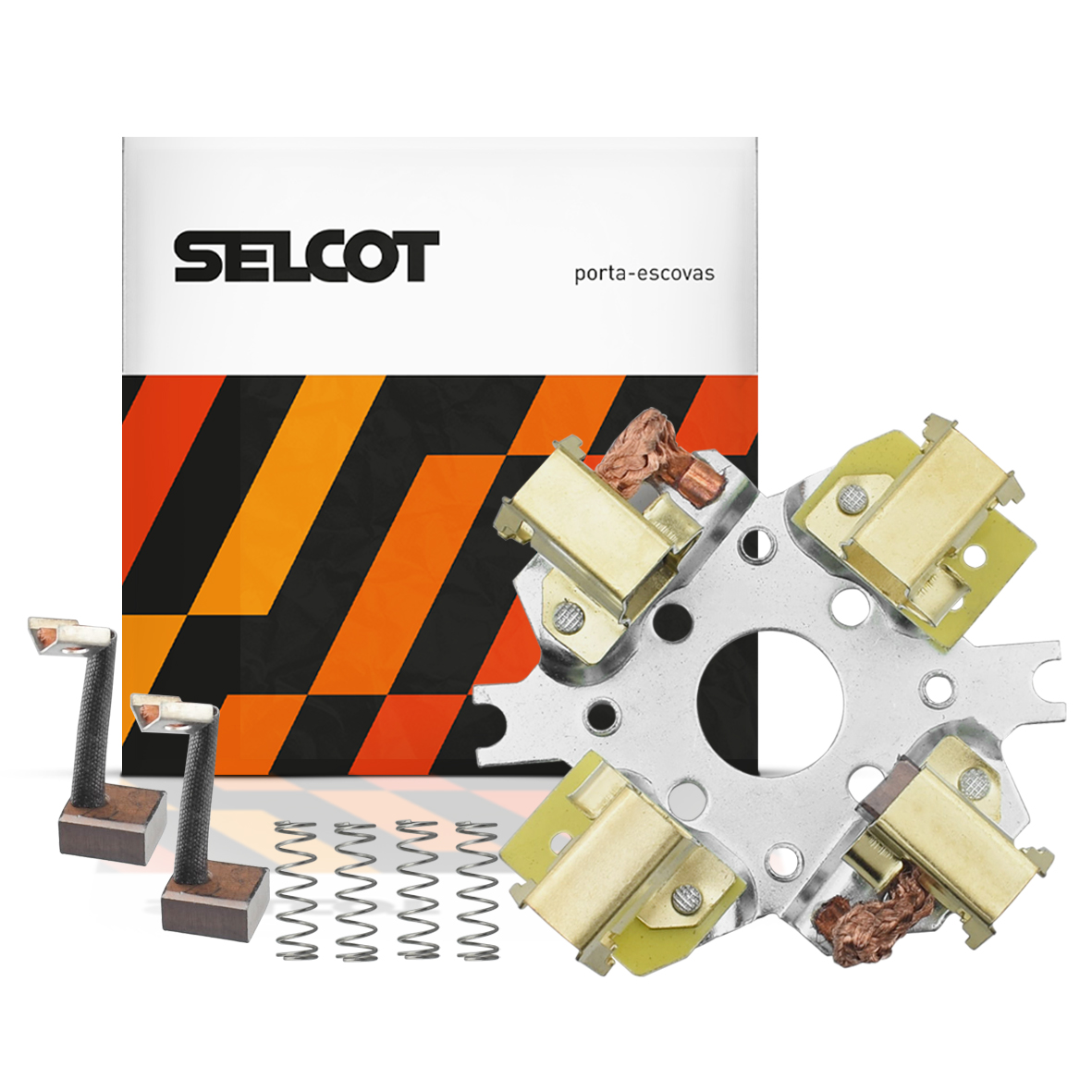 Porta-escovas Motor de Partida Bosch John Deere Ford Massey Ferguson Iveco Volvo New Holland Mercedes-Benz