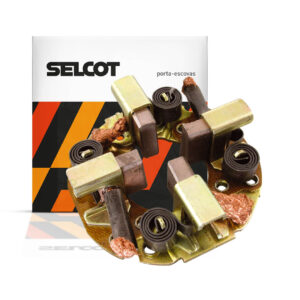 Porta-escovas Motor de Partida Mitsubishi Besta Sorento HR H100 L200 L300 Pajero Frontier Case Kubota Yale