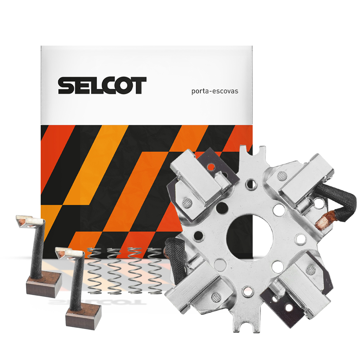 Porta-escovas Motor de Partida Bosch Case John Deere Massey Ferguson New Holland Iveco Mercedes-Benz Volvo