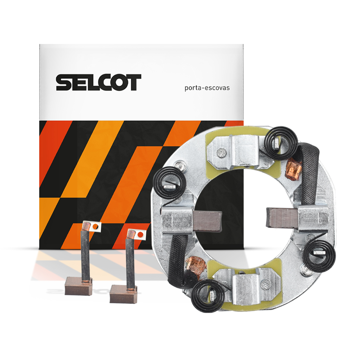 Porta-escovas Motor de Partida Delco Remy Agrale Case Ford Mercedes-Benz Volkswagen Marcopolo Silverado D20