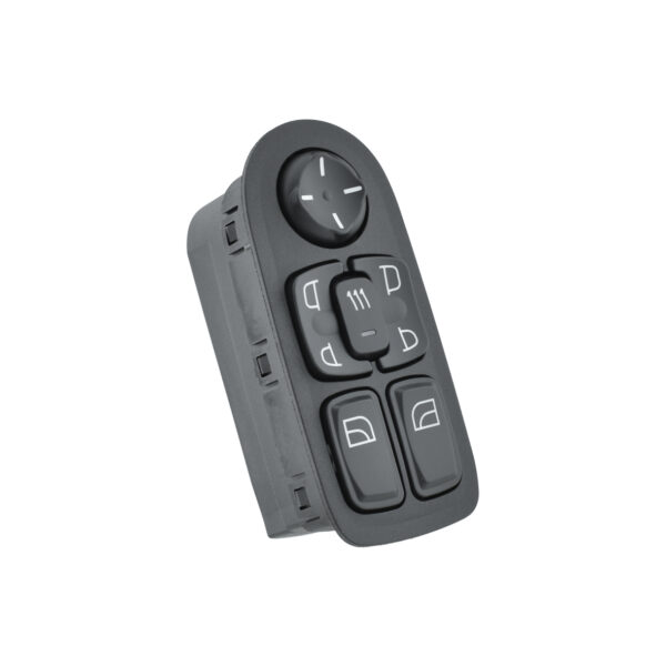 Interruptor de Vidro Elétrico Duplo Dianteiro Esquerdo com Desembaçador Regulagem Retrovisor CF XF