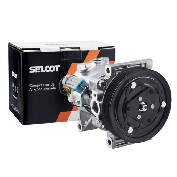 Compressor de Ar Condicionado Calsonic com Polia 5PK Palio Siena Uno